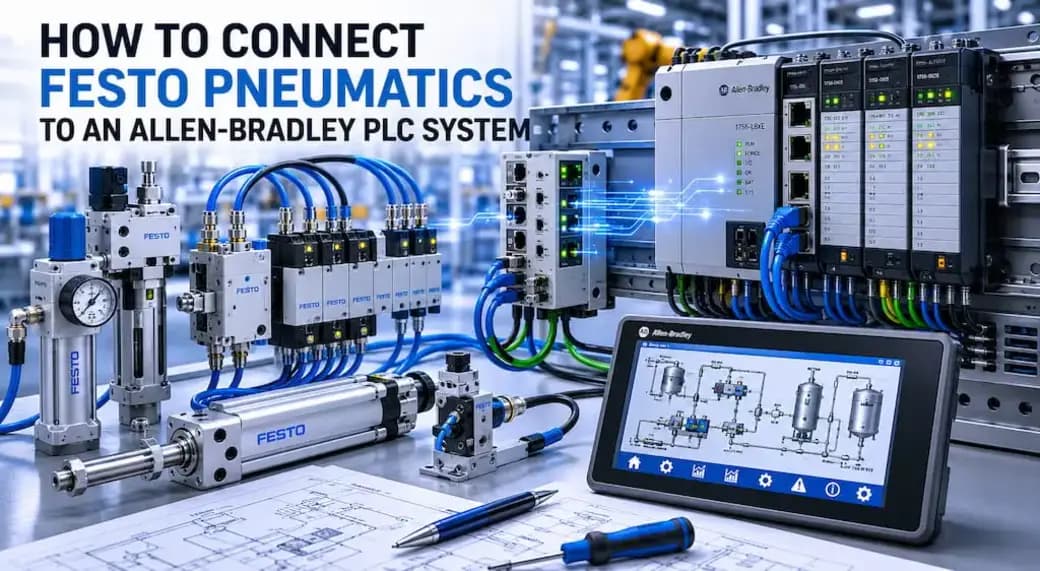How to Connect Festo Pneumatics to an Allen-Bradley PLC System
