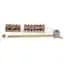 Grounding Kit, Equipment, 13 Terminal, 7 x 14-8AWG, 3 x 14-4AWG