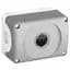 22mm Enclosure, 1 Element, Polycarbonate