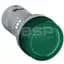 22mm Assembled Indicator Light, Green, Compact