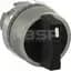 SELECTOR SWITCH 3 POS BLACK AUTO-RETURN