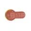 Pistol Handle, 3.1"/80 mm, Red/Yellow