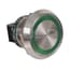 800K 22.5mm Piezoelectric Push Button 24 V AC/DC Illuminated Green