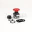 Push Button, Jumbo Head, Push-Pull/Twist Release, Red, NEMA 4/4X/13