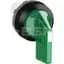 22mm Selector Switch, Knob Type, Green, Modular