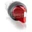Abb M3ss1-11r 3pos,knob,a-b-c,red,b