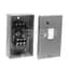 Manual Motor Starter, Push Button, 1PH, 600V, NEMA M-1