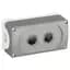 22mm Enclosure, 2 Element, Polycarbonate