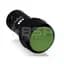 22mm Assembled Pushbutton, Flush, Green, Compact