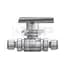 Ball Valve, Three-Way B Series, 1/2" A-LOK