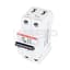 Circuit Breaker, Miniature, DIN Rail Mount, 10A, 2P, 480Y/277VAC