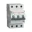 Breaker, Miniature, 3P, 6A, 120/240VAC, 10kAIC, DIN Rail Mount