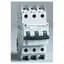 Breaker, Miniature, 3P, 25A, 480VAC, 125VDC, 10kAIC, DIN Rail Mount