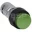 22mm Assembled Pushbutton, Extended, Green, Compact
