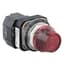 800T Pilot Light, 120 V AC 50/60 Hz, LED L A, White Plastic Lens