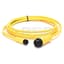 Connection Cable, DeviceNet , Trunk End: Mini, Straight Male, Device End: Micro, Straight Female, Thin Media, Yellow CPE