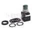 800H Momentary Push Button, Full Voltage, LED, 12-130 V, Green, Ext