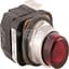 Push Button, Illuminated, Extended White Head, 120VAC, Transformer