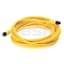 Connection Cable, Yellow, CPE Thin, Micro Straight Female, 5 Pin