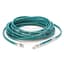 Connection Cable, EtherNet, 4 Conductor, RJ45 Male to Male, Teal, 2m