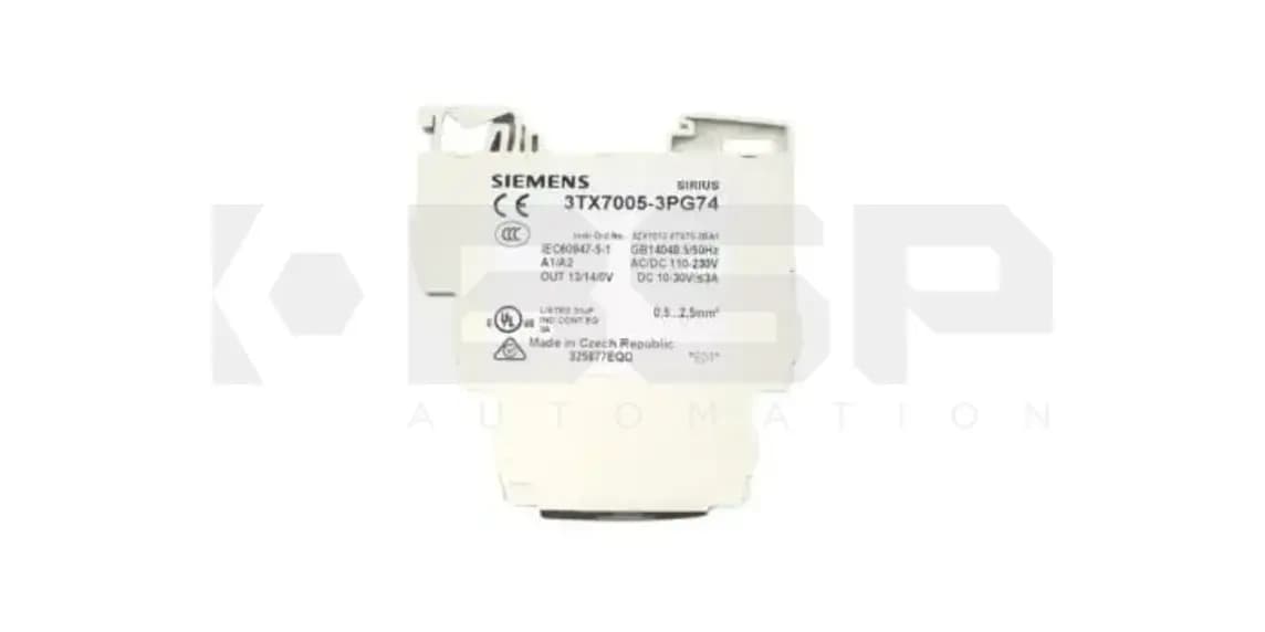 Siemens 3TX7005-3PG74 Siemens 3TX7005-3PG74