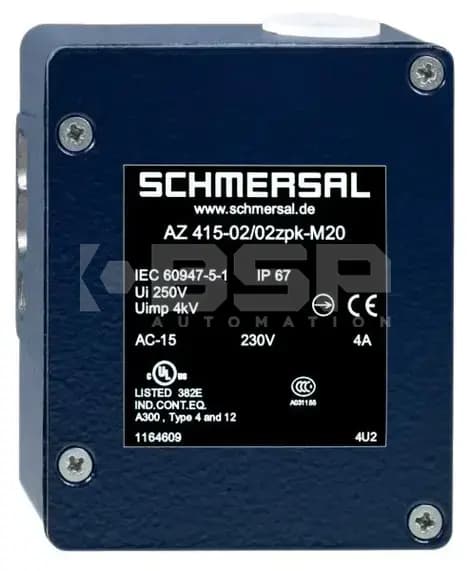 Schmersal AZ415-02/02YPK-2537-T2 Schmersal AZ415-02/02YPK-2537-T2