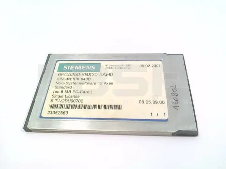 Siemens 6FC5250-6BX30-5AH0 Siemens 6FC5250-6BX30-5AH0