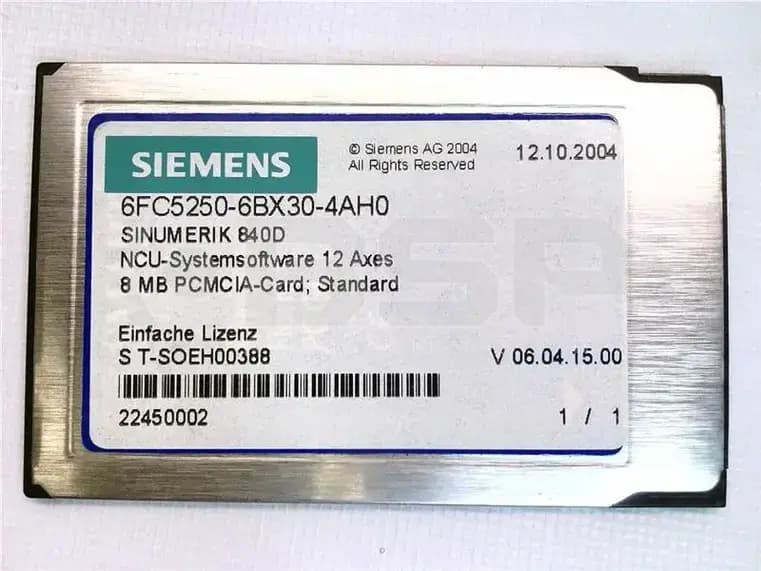 Siemens 6FC5250-6BX30-4AH0 Siemens 6FC5250-6BX30-4AH0