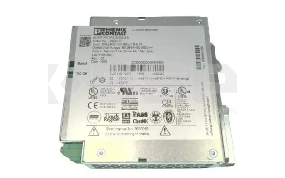 Phoenix Contact QUINT-PS/1AC/24DC/ 3.5 Phoenix Contact QUINT-PS/1AC/24DC/ 3.5