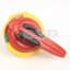 Operating Handle, Red/Yellow, Padlockable, for 194R up to 60A