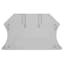 Terminal Block, End Barrier, Gray, for 1492-JDG3, JD3C, JD3