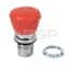 Push Button, Twist to Release, 40mm Mushroom Head, Red, Metal