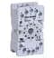 Socket, 11-Pin, Tube Base, Screw Terminal, Panel or DIN Rail Mount