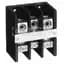 Distribution Block, 175A, 600V AC/DC, 3P, Aluminum, 1 In/4 Out