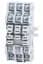 Socket, 11-Blade, Open Screw Terminal, Panel or DIN Rail Mount