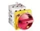 Disconnect Switch, 3P, 2-Position, 25A, 690VAC, Red/Yellow Knob