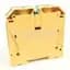 Terminal Block, Grounding, 16 - 6AWG, Green/Yellow, 10mm