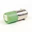 Lamp, LED, 12-130V AC/DC, Green, Bayonet Base