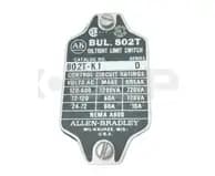 Allen Bradley 802T-K1-COVER Allen Bradley 802T-K1-COVER
