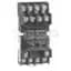 Socket, 14-Blade, Base, Open Screw Terminals, No Clip