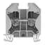 Terminal Block, 85A, 600V AC/DC, Gray, 16mm, Feed Through