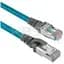 Connection Cable, EtherNet, 8 Conductor, RJ45 Male to Male, Teal 367406