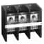 Distribution Block, 335A, 600V AC/DC, 3P, Aluminum, 1 In/8 Out