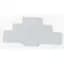 Terminal Block, End Barrier, Gray, DIN Rail Mount, 50 per Pack 1405013