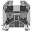 Terminal Block, 150A, 1000V AC/DC, Gray, 35mm, Feed Through