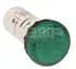 Pilot Light, Green Lens and LED, 24V AC/DC
