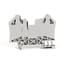 Terminal Block, 30A, 600V AC/DC, 2 Connections, Each Side