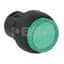 Push Button, Extended Blue Head, Illuminated, Plastic, 22.5mm