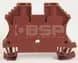 Terminal Block, 35A, 600V AC/DC, Brown, 4mm, Feed Through
