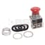 Push Button, Push-Pull, Red, 30mm, 1NO/1NC, NEMA 4/13